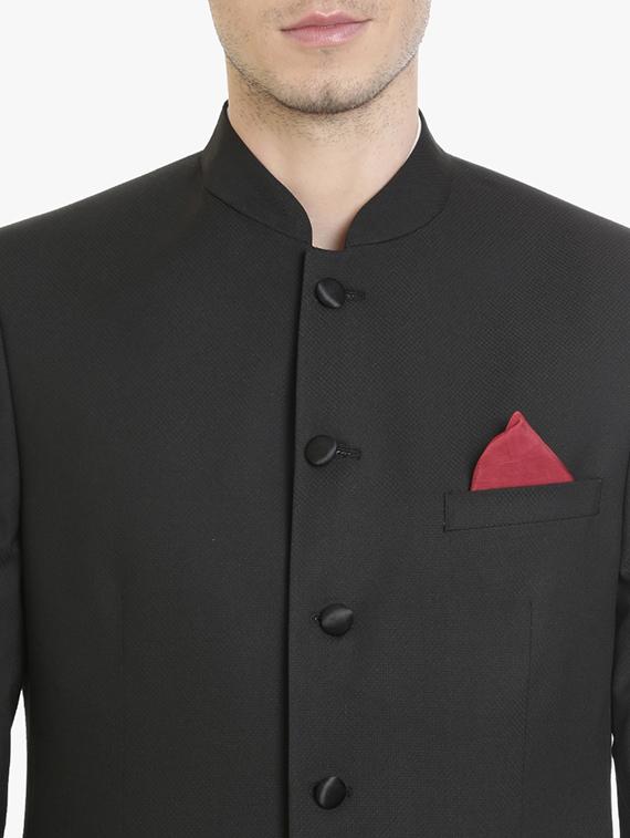 black polyester casual blazer - 15240482 - Zoom Image - 5