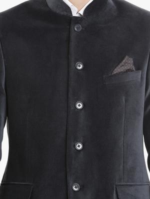 grey cotton casual blazer - 15240486 - Standard Image - 5