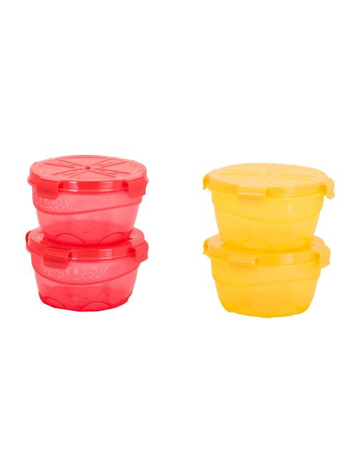 pack of 4 normal red-yellow container - 15240539 - Standard Image - 1