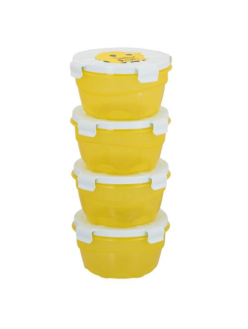 pack of 4 yellow smiley - 15240552 - Standard Image - 1