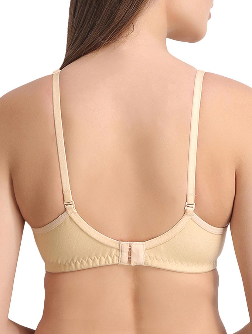 contrast bow patch detachable strap bra - 15240704 - Zoom Image - 2