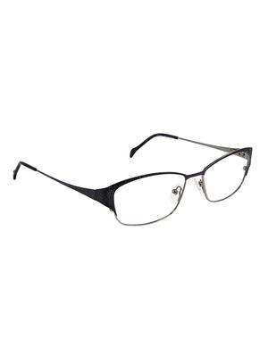 david blake matte black gunmetal cateye full rim eyeglass - 15240715 - Standard Image - 2