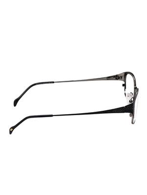 david blake matte black gunmetal cateye full rim eyeglass - 15240715 - Standard Image - 3