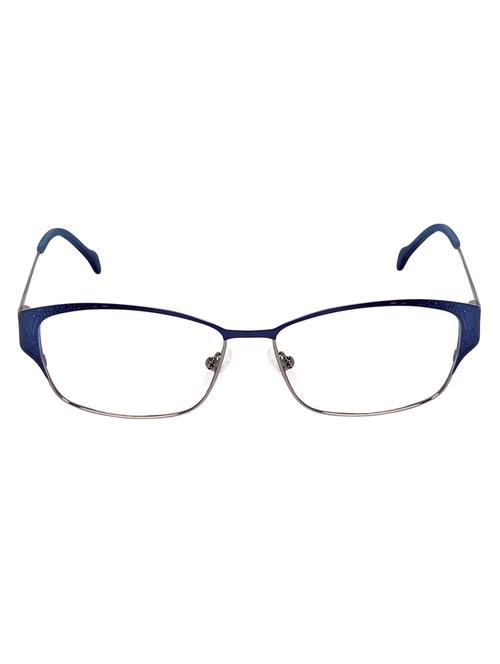 david blake deep blue gunmetal cateye full rim eyeglass - 15240716 - Standard Image - 1
