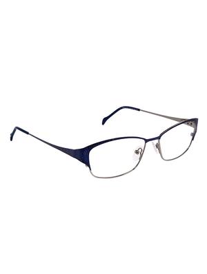 david blake deep blue gunmetal cateye full rim eyeglass - 15240716 - Standard Image - 2