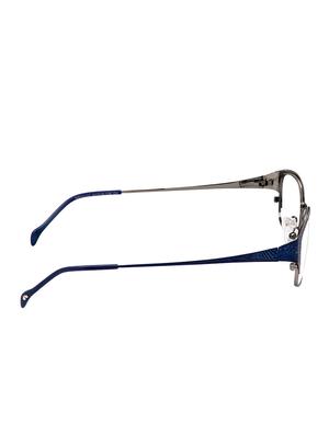 david blake deep blue gunmetal cateye full rim eyeglass - 15240716 - Standard Image - 3