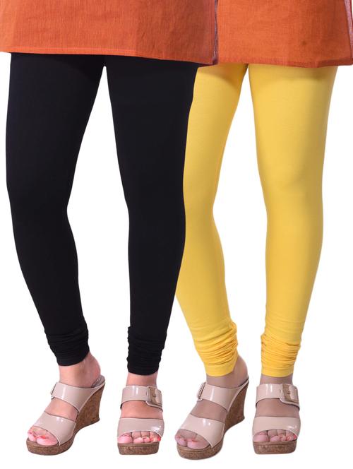 set of 2 multicolored cotton legging - 15240744 - Standard Image - 1