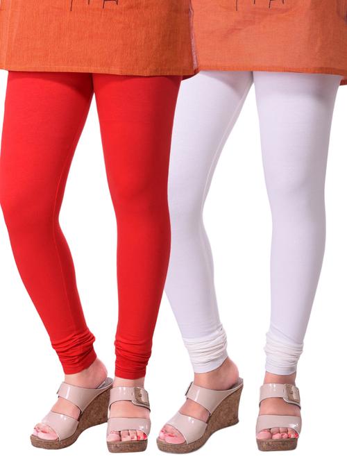 set of 2 multicolored cotton legging - 15240750 - Standard Image - 1