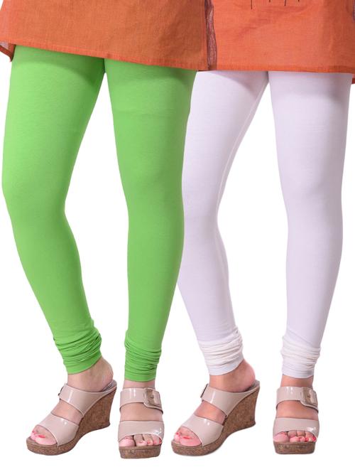 set of 2 multicolored cotton legging - 15240758 - Standard Image - 1