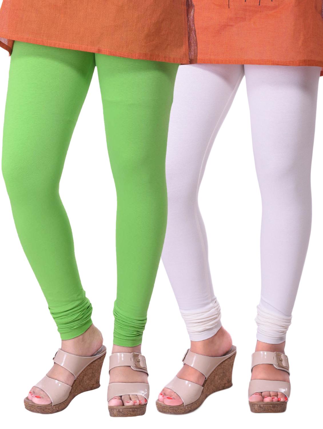 set of 2 multicolored cotton legging - 15240758 - Zoom Image - 1