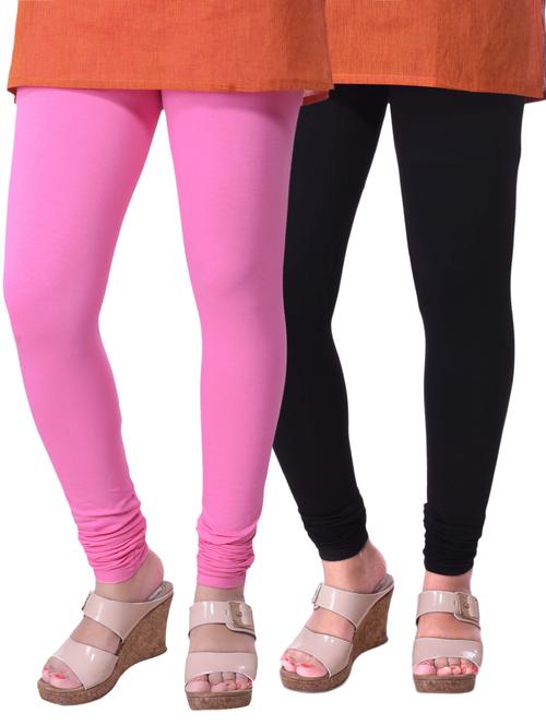 set of 2 multicolored cotton legging - 15240760 - Standard Image - 1
