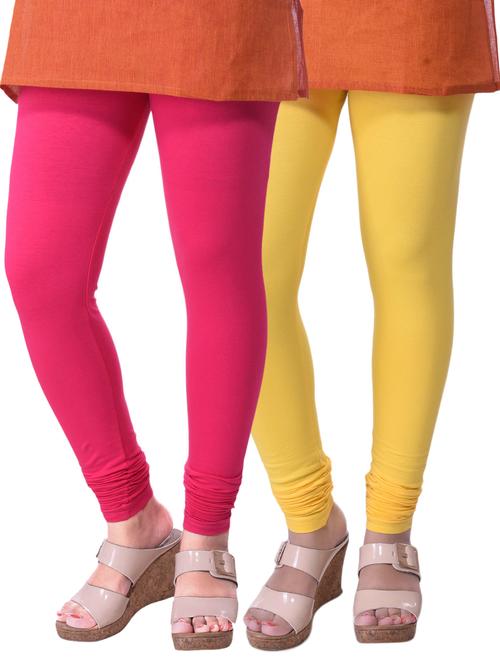 set of 2 multicolored cotton legging - 15240766 - Standard Image - 1