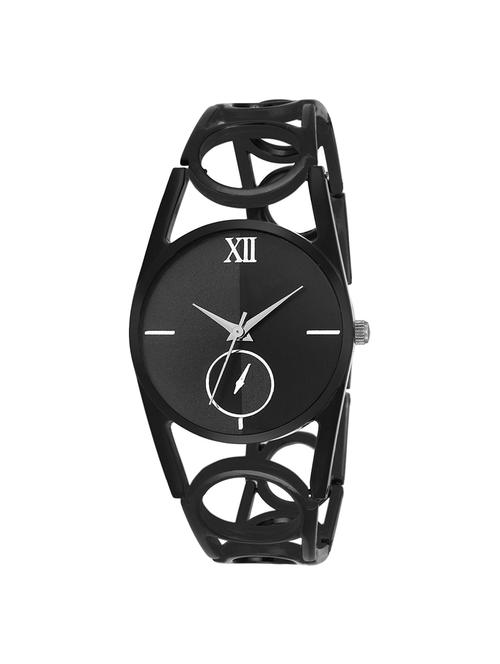 glory s-306 black metal analog women watch for girl - 15241401 - Very Small Image - 1