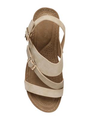 beige back strap wedge - 15242130 - Standard Image - 4