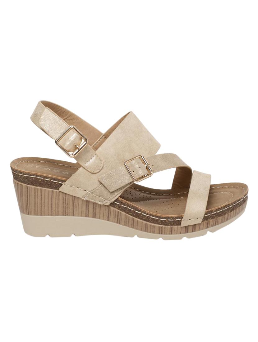 beige back strap wedge - 15242130 - Zoom Image - 2