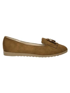 tan suede slip on loafers - 15242133 - Standard Image - 2