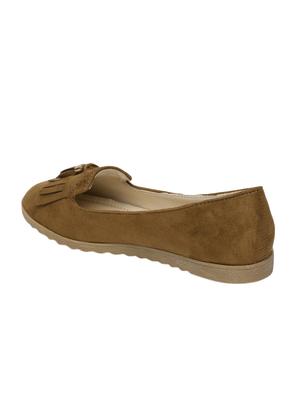 tan suede slip on loafers - 15242133 - Standard Image - 3
