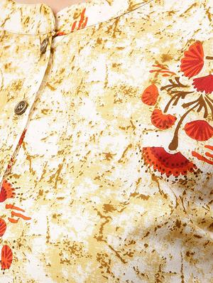 pom pom detail flared kurta - 15242638 - Standard Image - 5