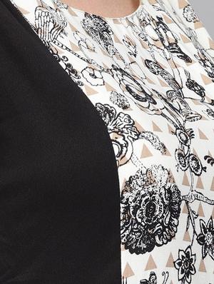 black cotton straight kurta - 15242639 - Standard Image - 4