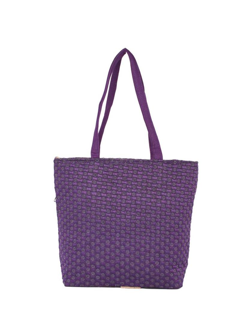 purple jute regular handbag - 15243253 - Zoom Image - 2