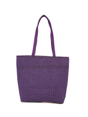 purple jute regular handbag - 15243257 - Standard Image - 2