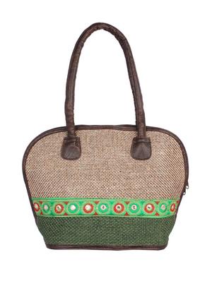 beige jute regular handbag - 15243290 - Standard Image - 2