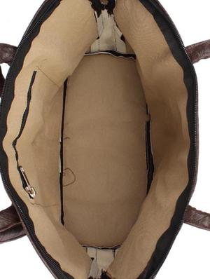 beige jute regular handbag - 15243290 - Standard Image - 3