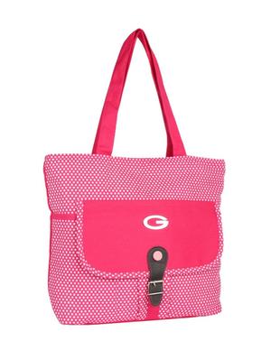 pink cotton polyester blend regular handbag - 15243296 - Standard Image - 4