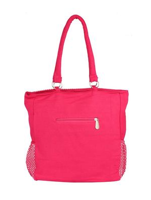 pink cotton polyester blend regular handbag - 15243303 - Standard Image - 2
