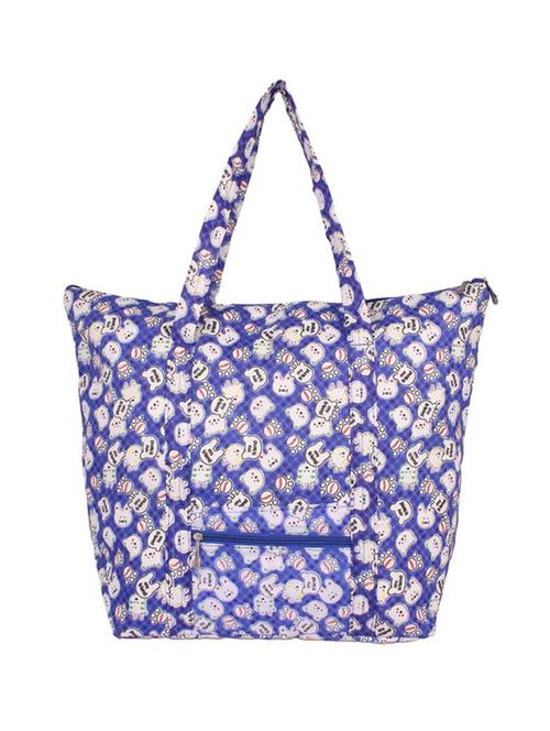blue cotton polyester blend regular tote - 15243342 - Very Small Image - 1