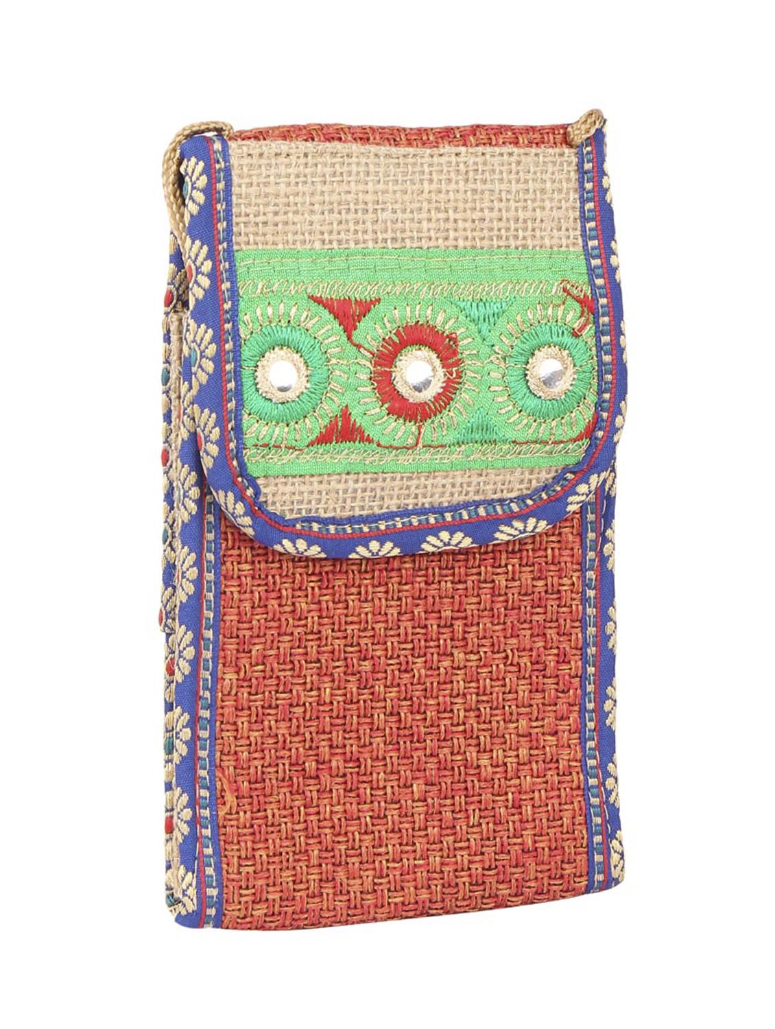orange jute regular sling bag - 15243376 - Zoom Image - 4