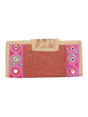 pink jute regular sling bag - 15243384 - Standard Image - 2