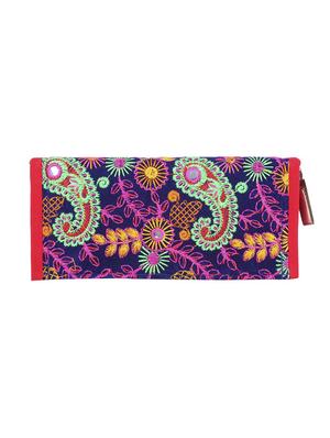blue velvet minaudiere clutch - 15243389 - Standard Image - 4