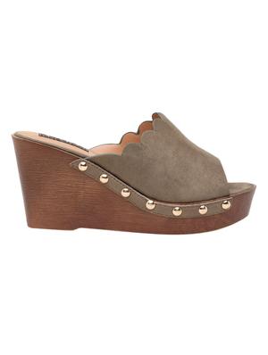 flat n heels black wedges - 15243551 - Standard Image - 2