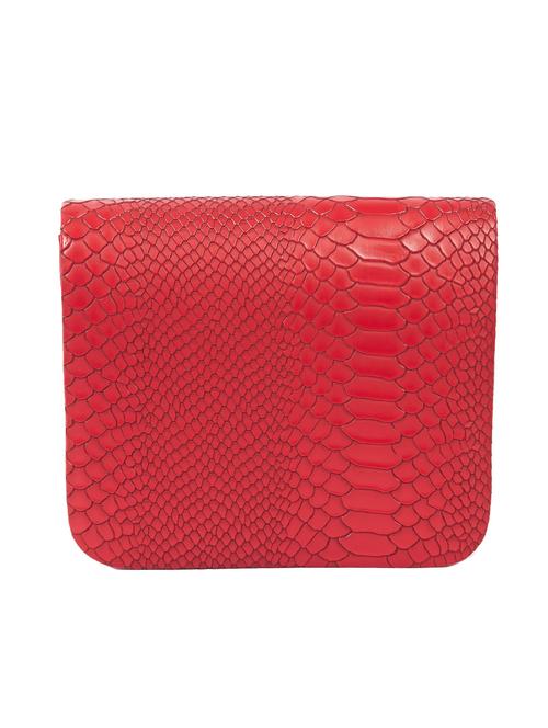 red leatherette (pu) regular sling bag - 15243991 - Standard Image - 1