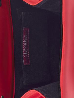 red leatherette (pu) regular sling bag - 15243991 - Standard Image - 3