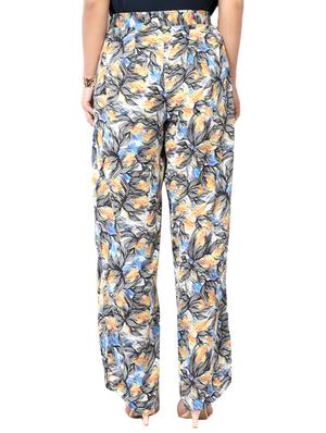 white printed palazzo - 15244075 - Standard Image - 2