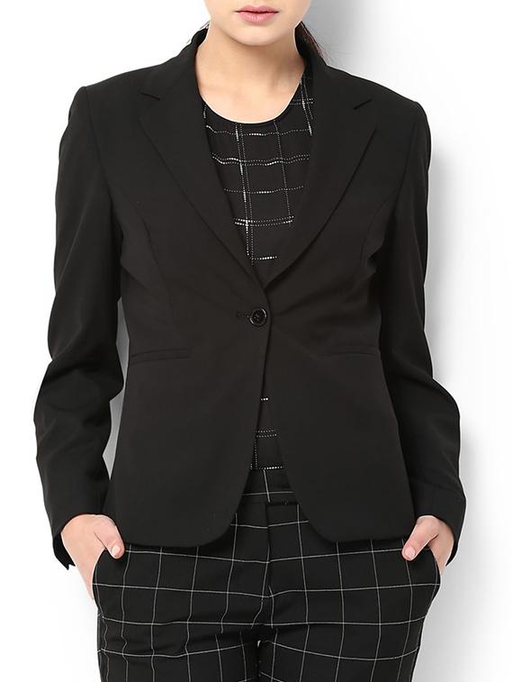 solid formal blazer - 15244166 - Zoom Image - 1