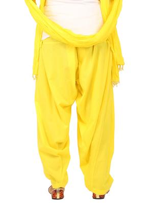 yellow cotton dupatta bottom set - 15244282 - Standard Image - 3