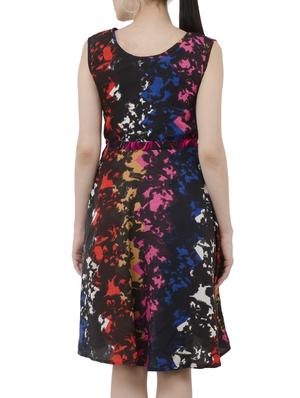 abstract fit and flare dress - 15245591 - Standard Image - 3