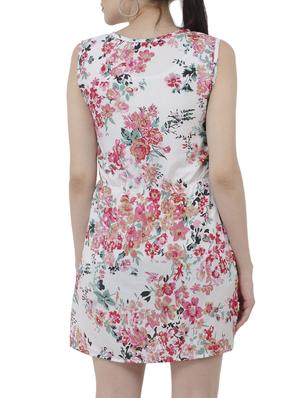 floral elasticated waist dress - 15245603 - Standard Image - 3