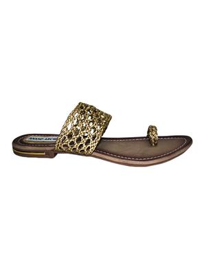 gold one toe sandal - 15249593 - Standard Image - 2