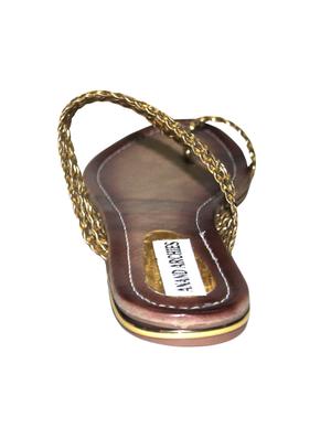 gold one toe sandal - 15249593 - Standard Image - 3