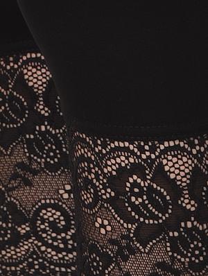 black solid capri leggings - 15249760 - Standard Image - 5