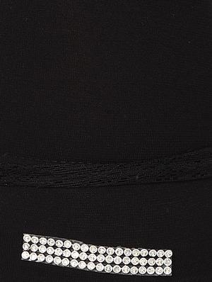 black solid leggings capri - 15249765 - Standard Image - 5