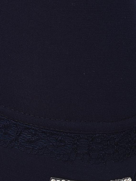 dark blue solid leggings capri - 15249766 - Zoom Image - 5
