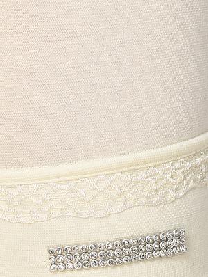 white solid leggings capri - 15249767 - Standard Image - 5