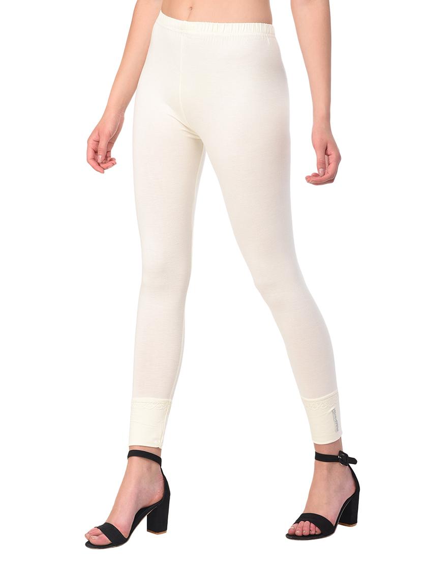 white solid leggings - 15249780 - Zoom Image - 2