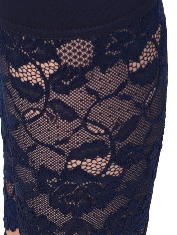 dark blue solid leggings - 15249785 - Zoom Image - 5
