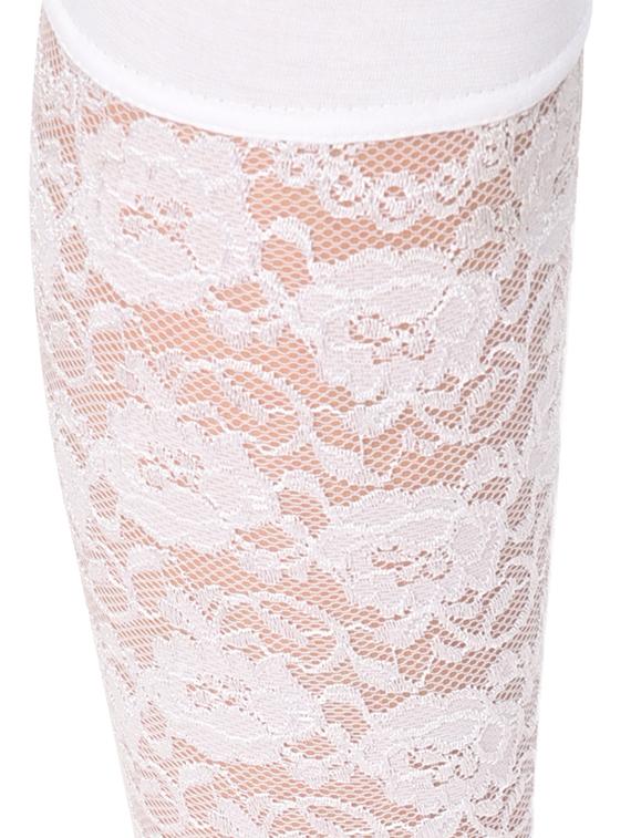 white solid leggings - 15249789 - Zoom Image - 5